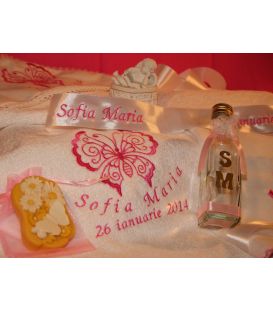 Trusou botez personalizat Fluturas