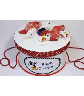 Cutie Mickey Mouse personalizata cu nume si data botez