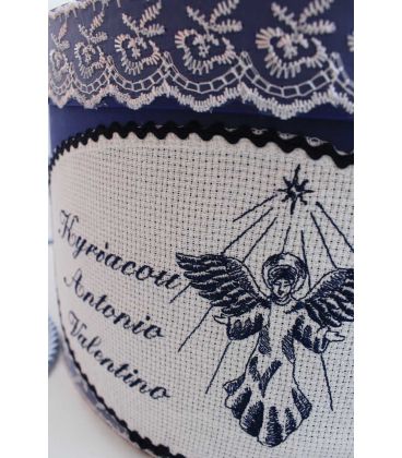 Cutie si trusou botez personalizat ingeras cu stea