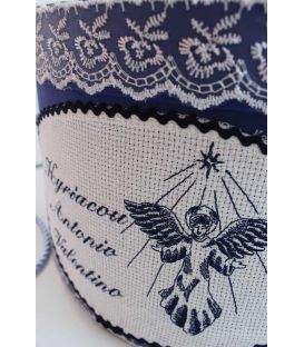 Cutie si trusou botez personalizat ingeras cu stea