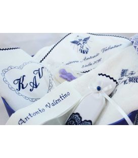 Cutie si trusou botez personalizat ingeras cu stea