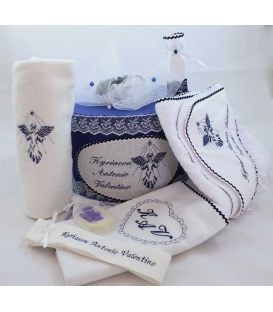 Cutie si trusou ingeras cu stea personalizate cu nume si data botez
