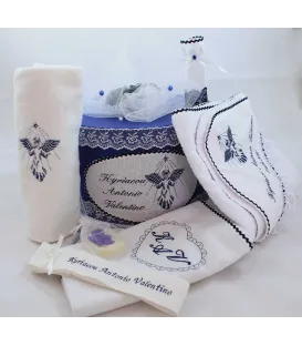 Cutie si trusou ingeras cu stea personalizate cu nume si data botez