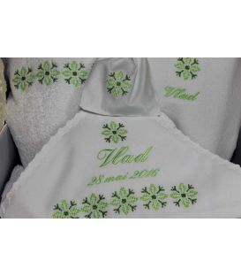 Trusouri botez traditionale - Trusou botez personalizat si cutie botez traditionale broderie stelute