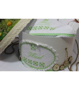 Trusouri botez traditionale - Trusou botez personalizat si cutie botez traditionale broderie stelute