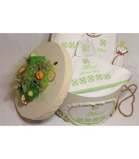 Trusouri botez traditionale - Trusou botez personalizat si cutie botez traditionale broderie stelute