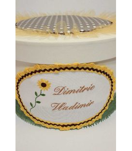 Cutie trusou botez Floarea Soarelui