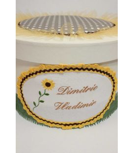 Cutie trusou botez Floarea Soarelui
