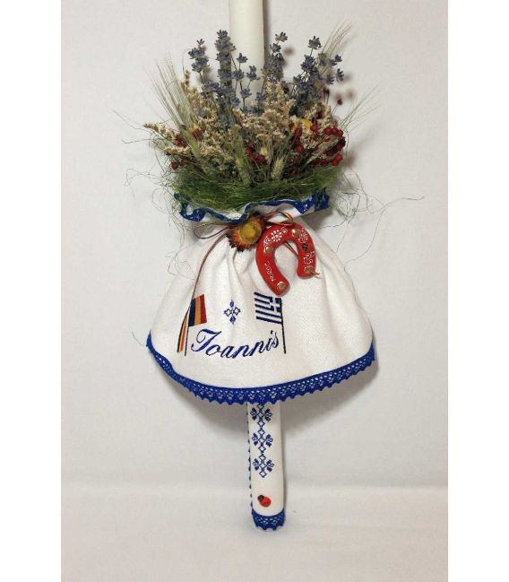 Lumanare botez traditionala Grecia