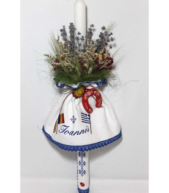Lumanare botez traditionala Grecia