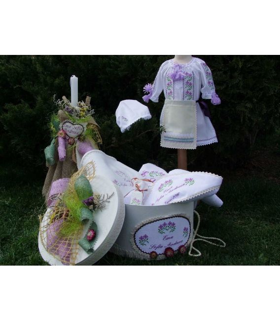 Trusou botez traditional fetite complet Sofia Andreea