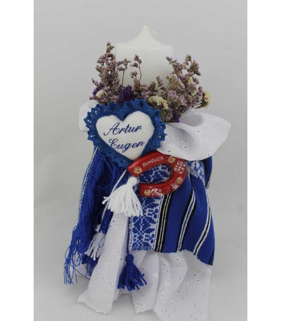 Lumanare botez personalizata Artur