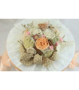 Cutie trusou botez Inimioara Angelica, rotunda personalizata