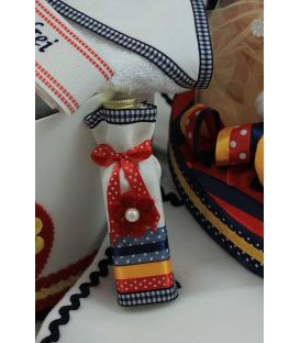 Trusou botez Mickey Mouse personalizat complet baiat culoare bleomarine