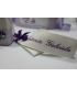 Trusou botez personalizat complet fluturasi fetite culoare lila