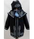 Costum popular botez - set palton caciulita si botine