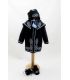 Costum popular botez - set palton caciulita si botine
