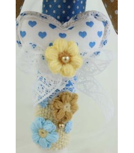 Lumanare botez baiat personalizata Sweat Bear