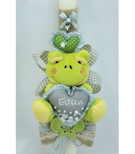 Lumanare botez baiat personalizata micul brotacel