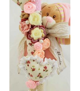Lumanare botez personalizata fetite Sweat Baby Bear