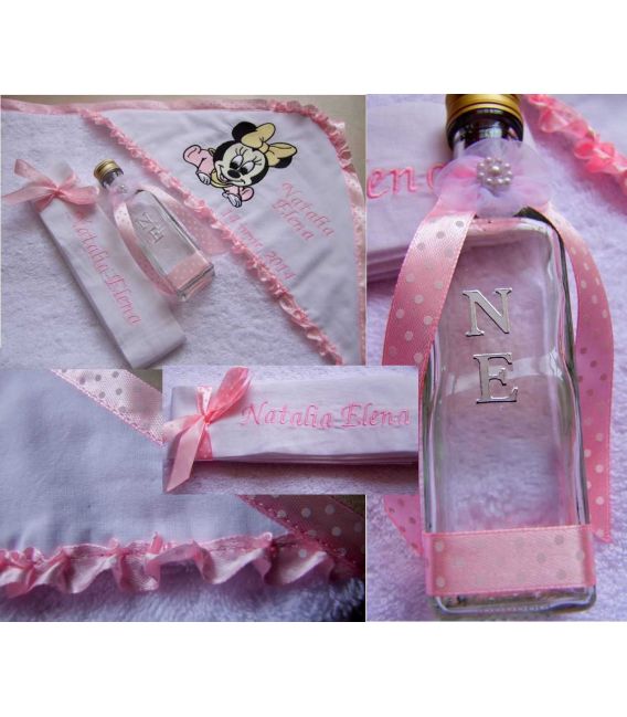 Trusou botez Baby Minnie Mouse personalizat