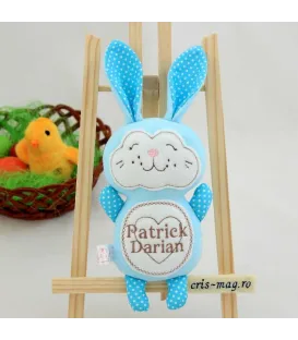 Jucarie Bebelusi personalizata Iepuras Darian