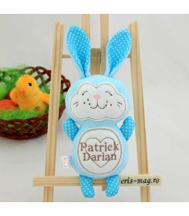 Jucarii personalizate bebelusi - Jucarie Bebelusi personalizata Iepuras Darian