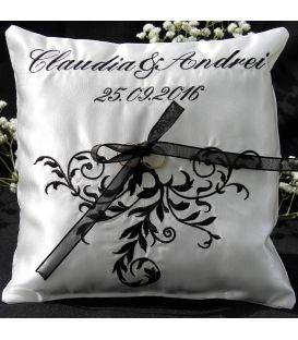 Perna verighete personalizata broderie baroc