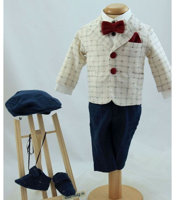 Hainute botez baieti vara model HB_B_010