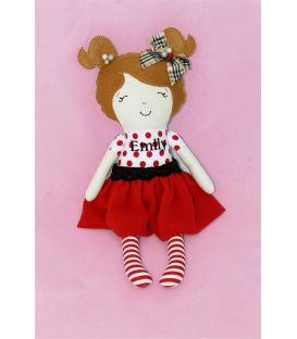 Jucarii personalizate bebelusi - Papusa personalizata Emily si accesorii