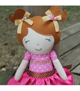Papusa fetite Emma personalizata plus accesorii