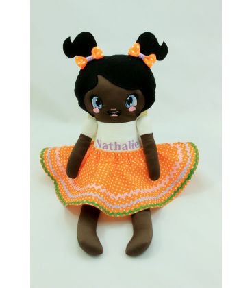 Jucarii personalizate bebelusi - Papusa fetite printesa de ciocolata personalizata plus accesorii