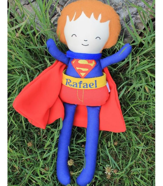 Papusa baieti Superman personalizata cu numele 249,00 Lei