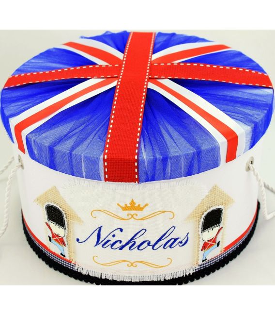 Cutie trusou botez UK print si soldatel