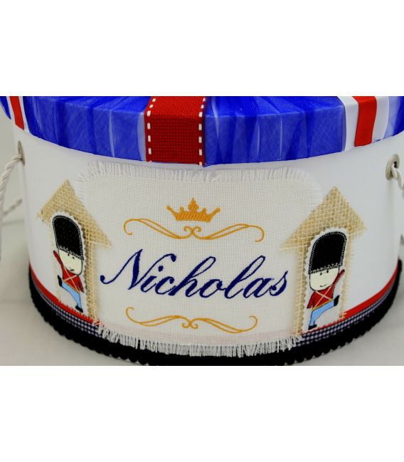 Cutie trusou botez UK print si soldatel