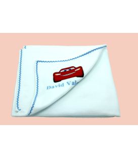 Paturica botez baieti personalizata Cars Fulger McQueen