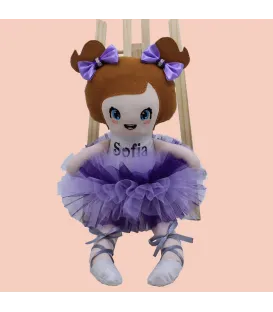 Papusa balerina personalizata Sofia