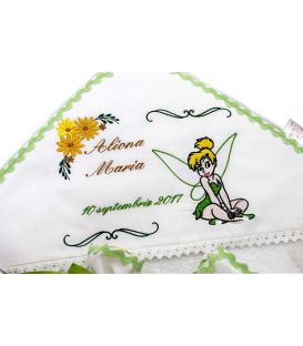 Detaliu broderie de pe Trusou botez 