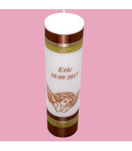 Lumanare botez personalizata printata un ingeras