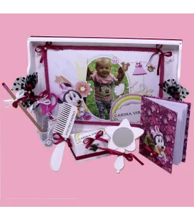 Set de mot cu Minie Mouse si poza fetitei 7 piese