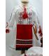 Trusouri botez traditionale - Trusou Botez Traditional Fetite Complet stelute rosii
