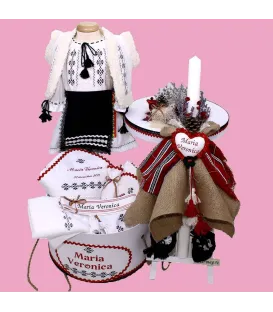 Trusou botez fetite traditional  complet din zona sibiului