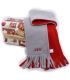 Fular unisex cu broderia firmei din polar dublu in 2 culori