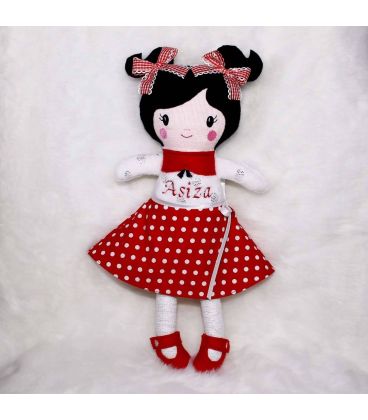 Jucarii personalizate bebelusi - Papusa handmade personalizata Asiza si accesorii