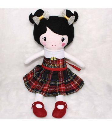 Jucarii personalizate bebelusi - Papusa handmade personalizata Luana si accesorii
