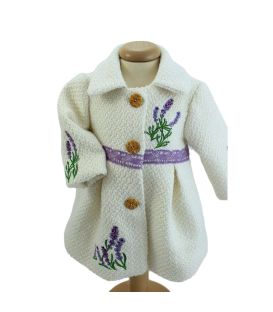 Paltonas botez fetite model Lavanda