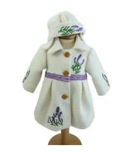 Paltonas botez fetite model Lavanda