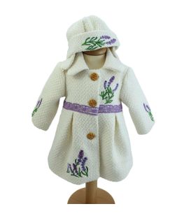 Paltonas botez fetite model Lavanda