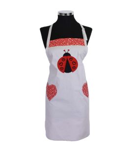 Sort de gatit cu model broderie buburuza