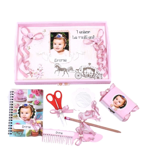 Set tavita mot si accesorii pentru fetite Princess